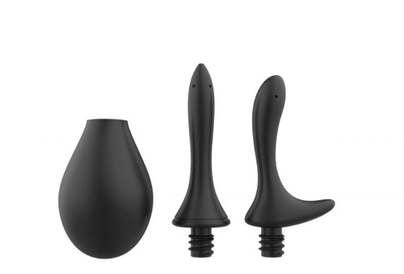 Nexus Anal Douche Set Black - - Anal Cleansing