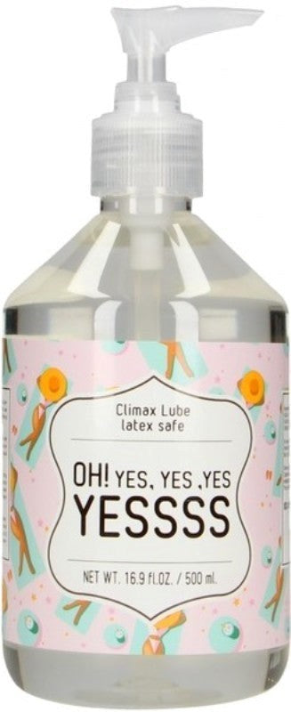 Oh Yes, Yes, Yes, Yesss (500ml) - Water Based Lubes