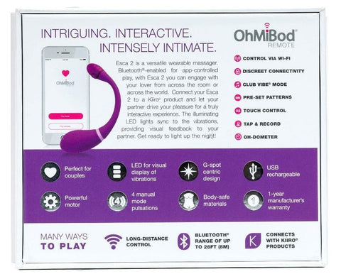 OhMiBod Esca 2 for Kiiroo - Masturbators and Strokers