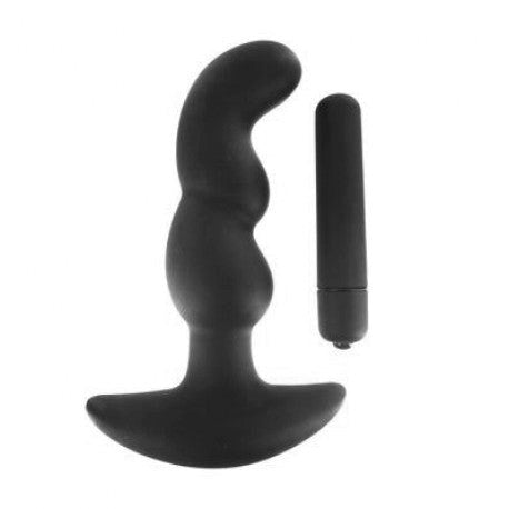 Onyx Silicone Vibrating Anal Plug Black - - Anal Vibrators