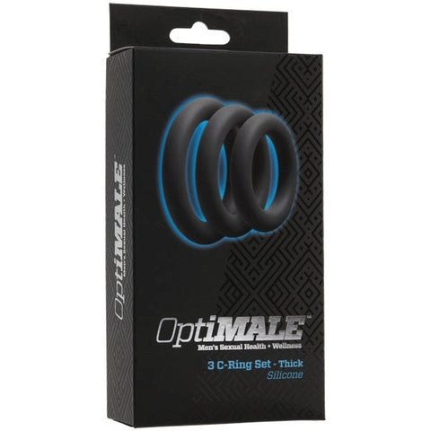 Optimale 3 C Ring Set Thick - Cock Ring Sets