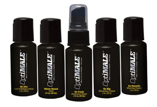 OptiMALE Travel Essentials for Men - Delay and Excite Sprays