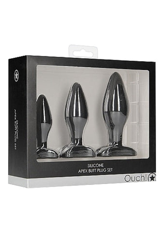 Ouch! Apex Butt Plug Set - Butt Plugs