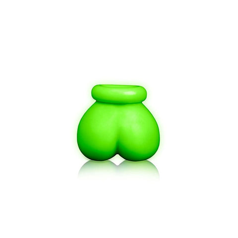 OUCH! Luminous Bondage Ball Sack - Radiant Restraint for Thrilling Nights - Cock Rings