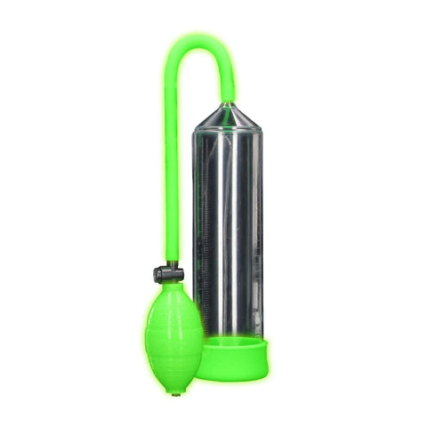 OUCH! Glow-in-the-Dark Penis Pump - Illuminate Your Pleasure - Pumps, Extenders and Sleeves