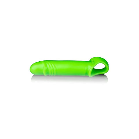 OUCH! Glow In Dark Smooth Stretchy Penis Sleeve - Pumps, Extenders and Sleeves