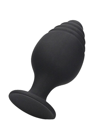 Ouch! Rippled Pleasure Plug - Sensational 3-Piece Set - Butt Plugs