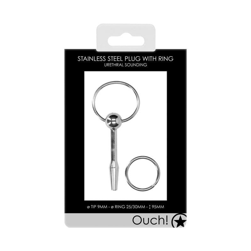 OUCH! Urethral Sounding - Metal Plug - - Penis Plugs