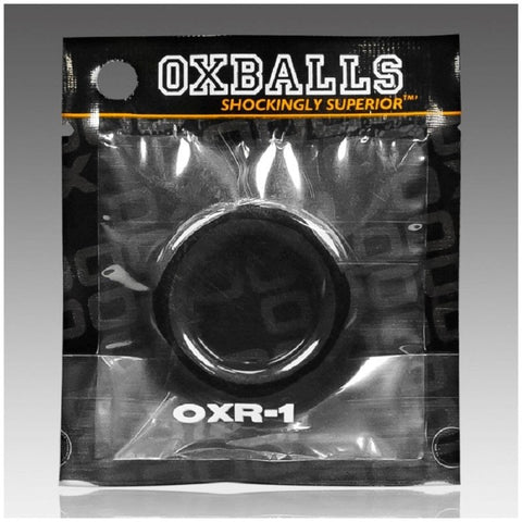 Oxballs OXR-1 Jelly Cock Ring Black - Stretchy Cock Rings