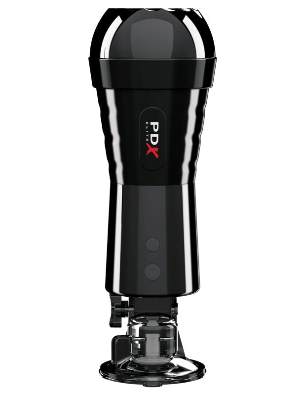 PDX Elite Cock Compressor Vibrating Male Stroker - Masturbators and Strokers