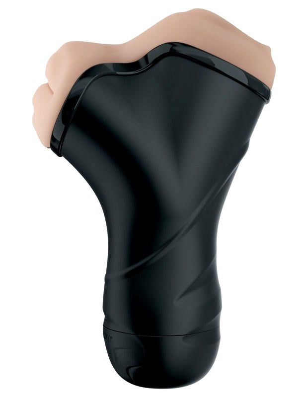 PDX Elite Double Penetration Vibrating Male Stroker - Masturbators and Strokers
