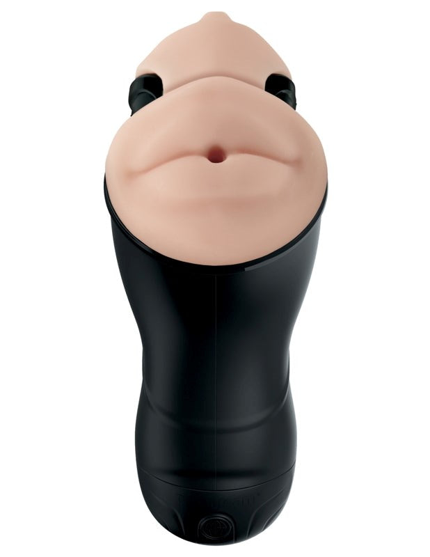 PDX Elite Double Penetration Vibrating Male Stroker - Masturbators and Strokers