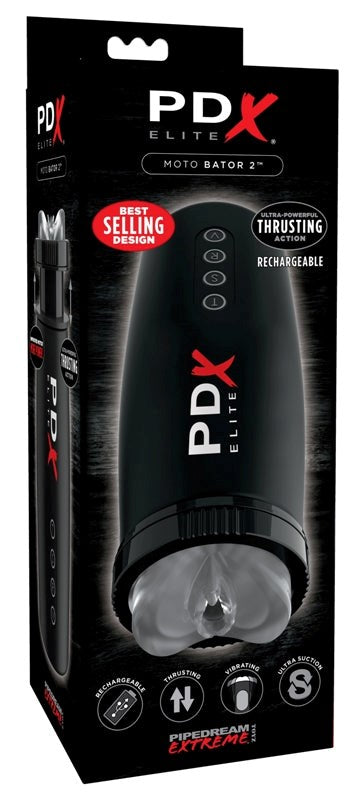 PDX Elite Motobator 2 Vibrating Male Masturbator - Masturbators and Strokers