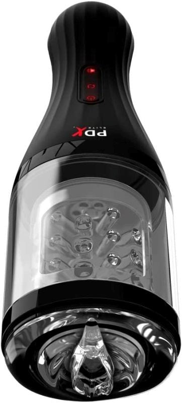 PDX Elite Talk Dirty Rotobator Vibrating Mens Masturbator - Masturbators and Strokers