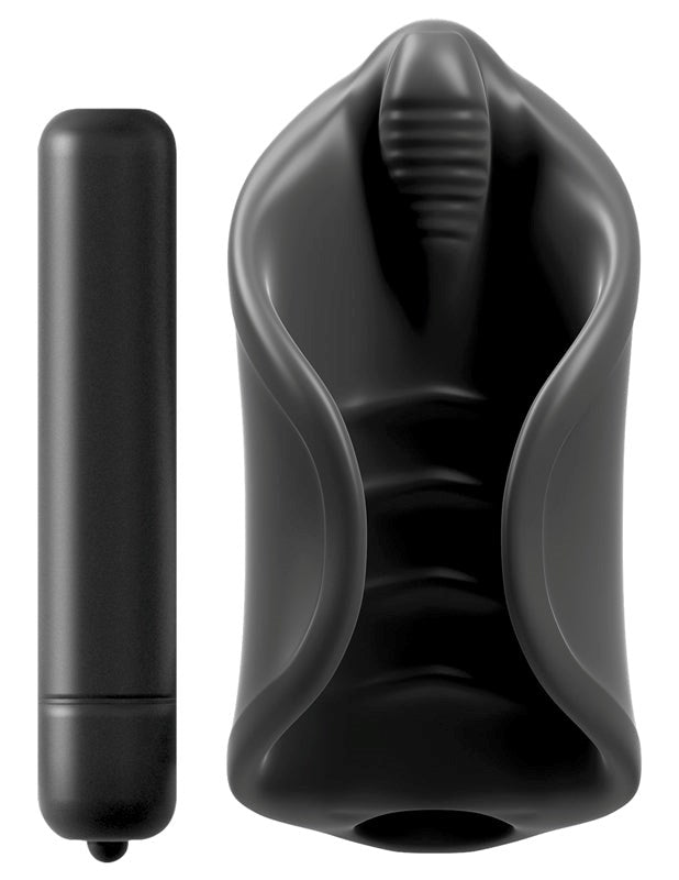 PDX Elite Vibrating Silicone Male Stimulator - Masturbators and Strokers