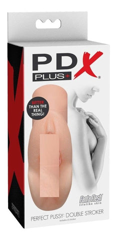 PDX Plus Perfect Pussy Double Stroker - Realistic Butts And Vaginas