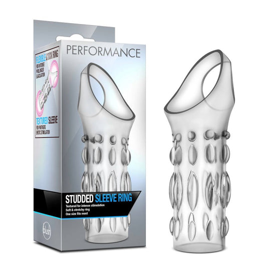 Blush Novelties Performance Studded Sleeve - Enhance Pleasure - Pumps, Extenders and Sleeves