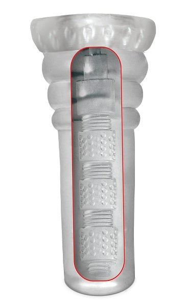 Pipedream Extreme HEAD-Master Snatch Male Stroker - Masturbators and Strokers