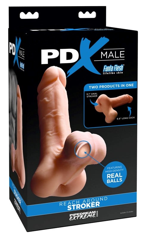PDX Male Reach Around Stroke Realistic Male Masturbator - Masturbators and Strokers