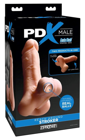 PDX Male Reach Around Stroke Realistic Male Masturbator - Masturbators and Strokers