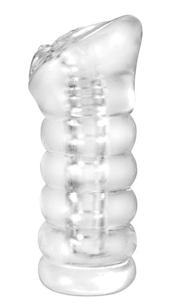 Pipedream Extreme Ribbed See-Thru Male Stroker - Masturbators and Strokers