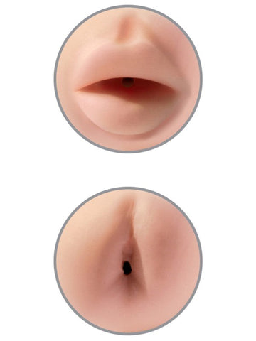 Pipedream Extreme Tight Grip Mouth and Ass Masturbator - Masturbators and Strokers