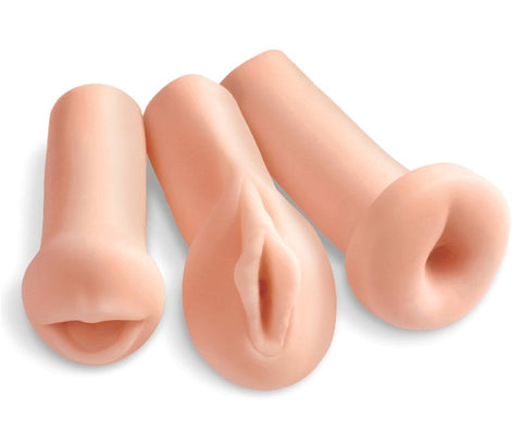 Pipedream Extreme Toyz All 3 Holes Realistic Male Stroker - Masturbators and Strokers