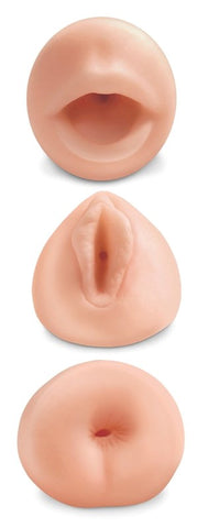 Pipedream Extreme Toyz All 3 Holes Realistic Male Stroker - Masturbators and Strokers