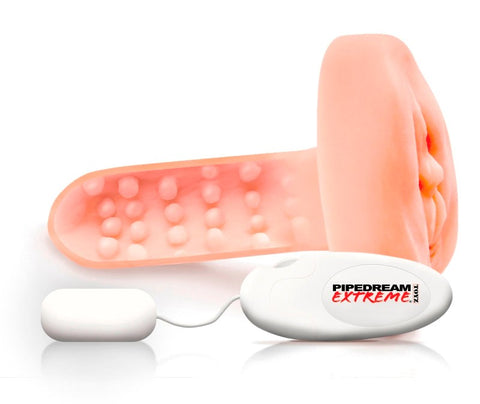 Pipedream Extreme Vibrating Freshman Fuckhole Stroker - Masturbators and Strokers
