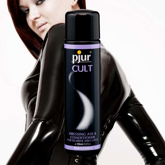 Pjur CULT Rubber and Latex Aid 100ml - Silicone Based Lubes