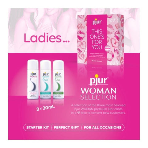 Pjur Woman Selection 3 x 30ml - Water Based Lubes