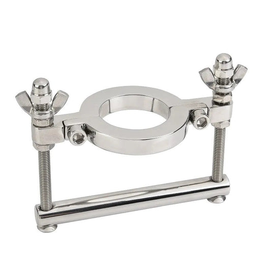 Plateless Ball Crusher With Ball Weight Attachments - Ball and Cock Toys