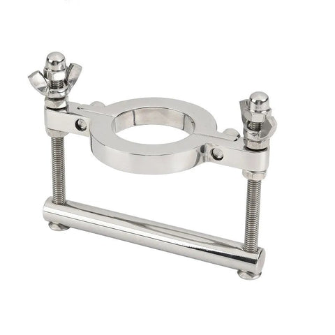 Plateless Ball Crusher With Ball Weight Attachments - Ball and Cock Toys
