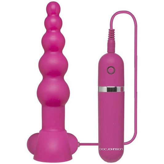 Doc Johnson Platinum The Passion Vibrating Anal Plug Pink - Anal Vibrators