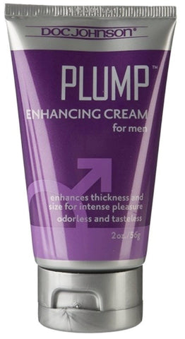 Doc Johnson Plump Enhancing Cream for Men 56g - Delay and Excite Sprays