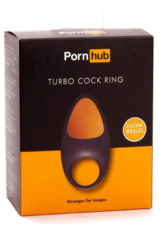 Pornhub Official Collection Turbo Cock Ring Black - Cock Rings