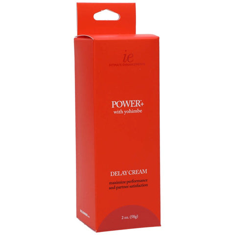 Doc Johnson Power+ with Yohimbe Delay Cream for Men 56g - Delay and Excite Sprays
