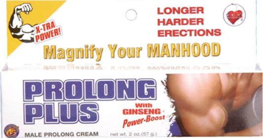 Pro-Long Plus Erection Enhancer Cream - Delay and Excite Sprays