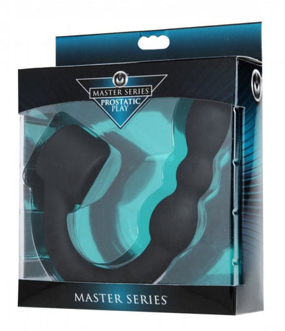 Prostatic Play Excursion Ring with Flexible Beaded Anal Arm - Prostate Toys