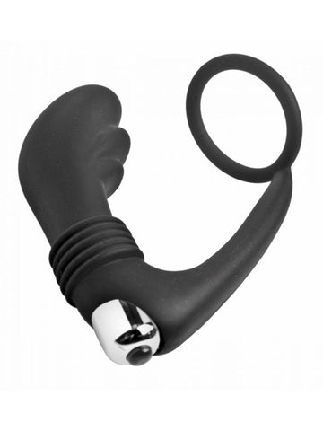 Prostatic Play Nova Prostate Massager and Cock Ring - Cock Rings