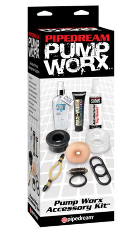 Pump Worx Male Sex Toys Accessory Kit - Pumps, Extenders and Sleeves