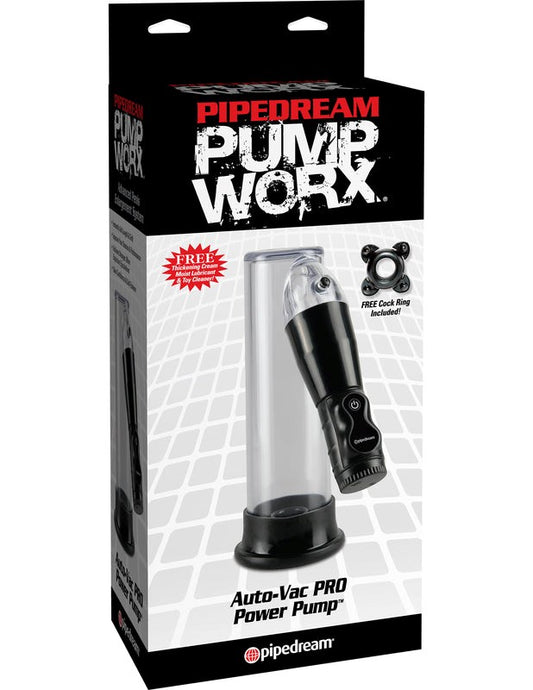 Pump Worx Auto-Vac Pro Power Penis Enlargement Pump - Pumps, Extenders and Sleeves