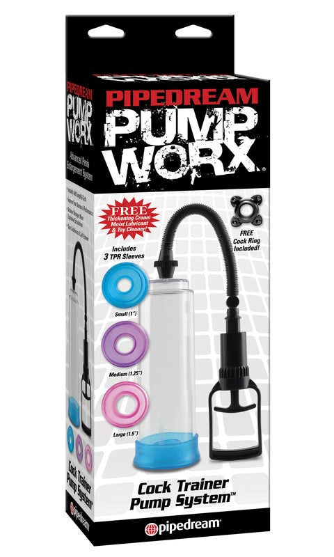 Pump Worx Cock Trainer Male Penis Pump System - Pumps, Extenders and Sleeves