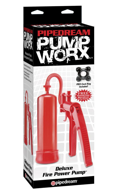 Pump Worx Deluxe Fire Penis Enlargement Pump - Pumps, Extenders and Sleeves