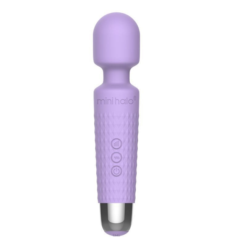 Shibari Mini Halo Wireless 20X Body Wand Massager - Lilac - Body Wands