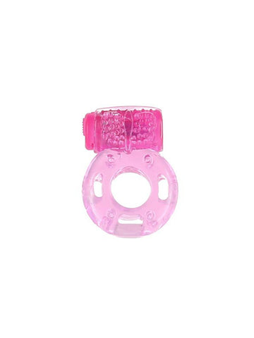 BMS Factory Simple and True E Vibrating Cock Ring Butterfly