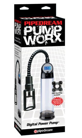 Pump Worx Digital Power Penis Enlargement Pump - Pumps, Extenders and Sleeves