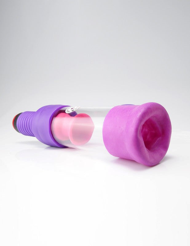 Pump Worx Head Job Vibrating Penis Power Pump - Pumps, Extenders and Sleeves