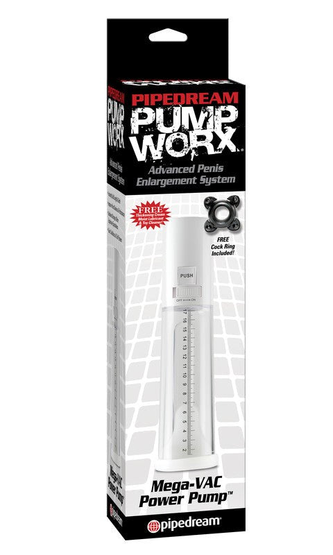 Pump Worx MEGA-VAC Power Cock Enlargement Pump - Pumps, Extenders and Sleeves