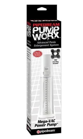 Pump Worx MEGA-VAC Power Cock Enlargement Pump - Pumps, Extenders and Sleeves